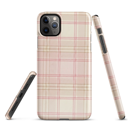 Yellow and Cream Coquette Snap Case for iPhone