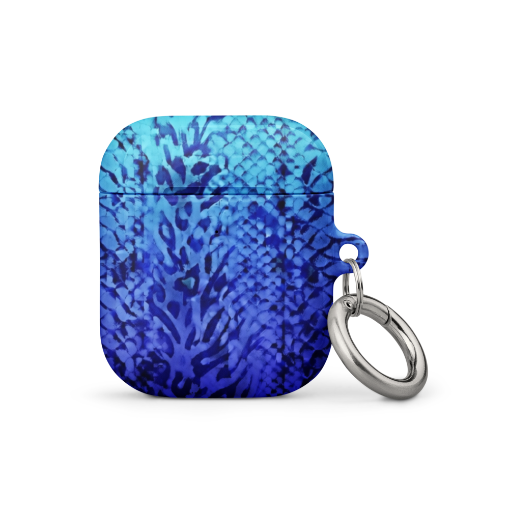 Blue Snake & Leopard Print Case for AirPods®