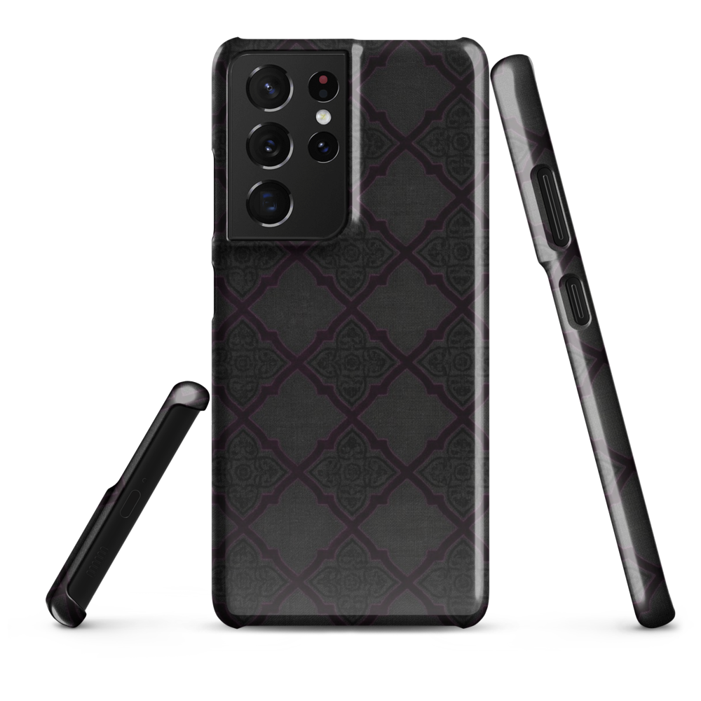 Black and Purple Whimsy Mall Goth Snap Case for Samsung