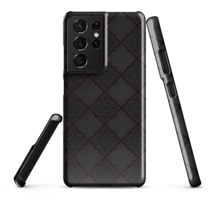 Black and Purple Whimsy Mall Goth Snap Case for Samsung