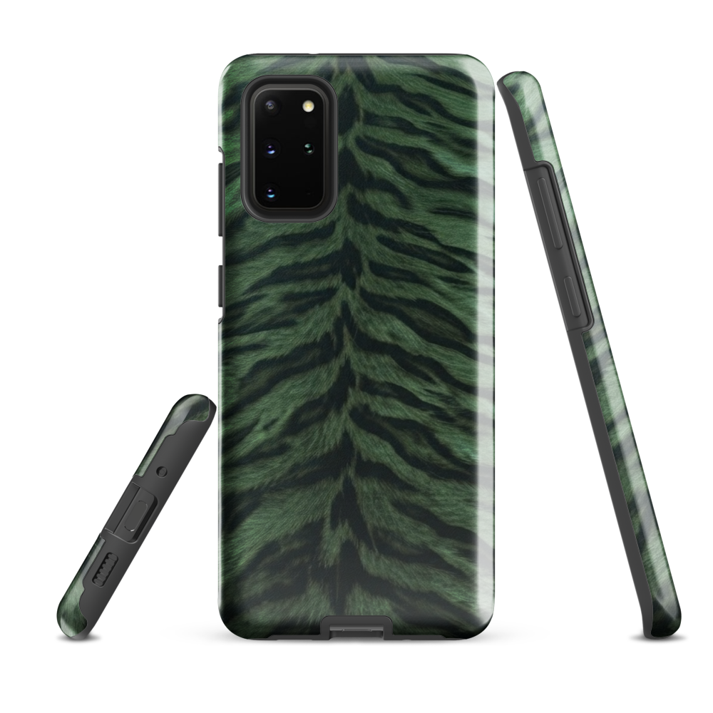 Green Tiger Print Tough Case for Samsung