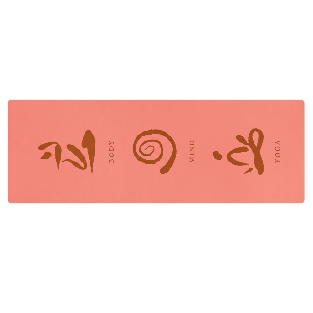 Orange Mind Body Yoga Spiritual Grounding Yoga Mat