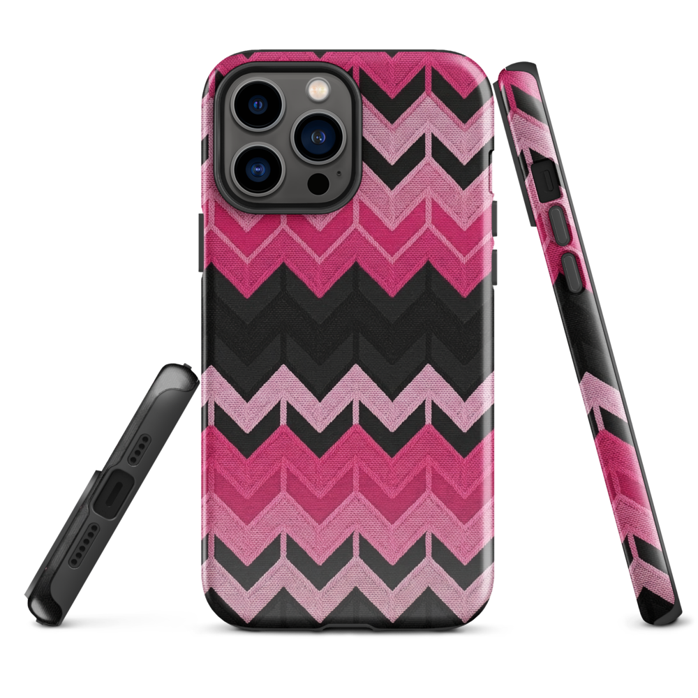 Pink Chevron Tough Case for iPhone®