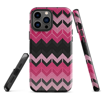 Pink Chevron Tough Case for iPhone®