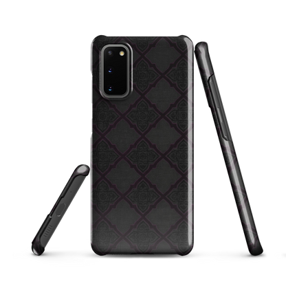 Black and Purple Whimsy Mall Goth Snap Case for Samsung