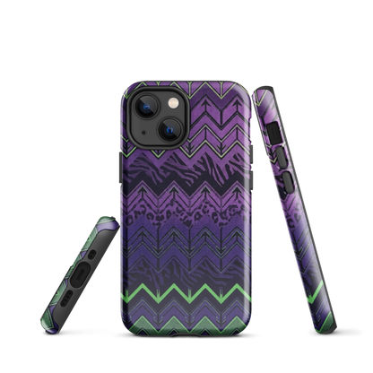 Halloween Edition Chevron Zebra & Leopard Print Tough Case for iPhone®