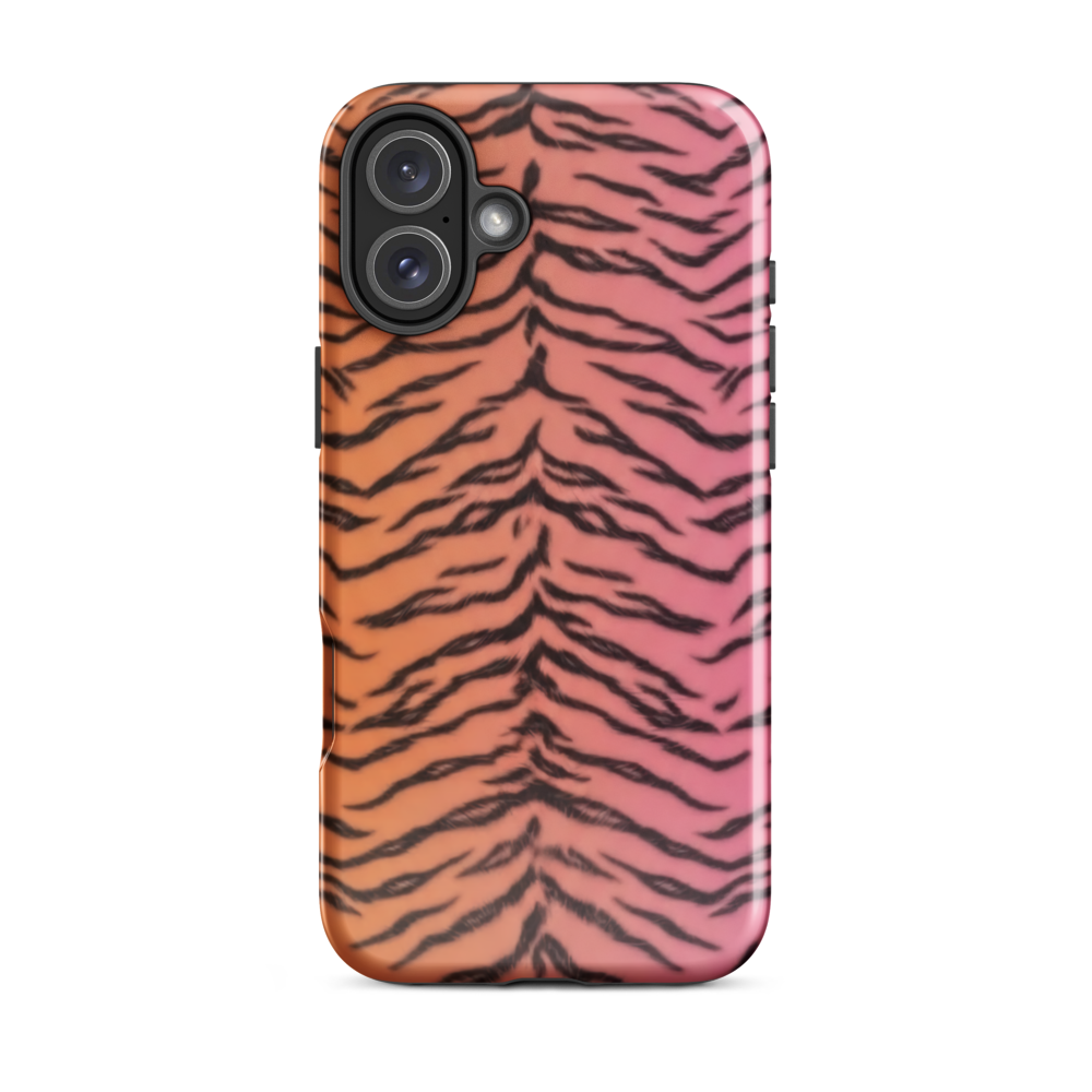 Sunset Tiger Print Tough Case for iPhone®