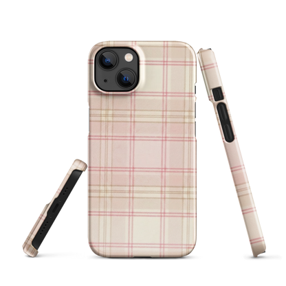 Yellow and Cream Coquette Snap Case for iPhone