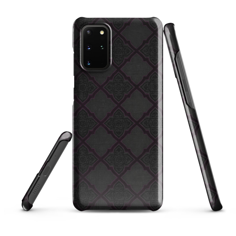 Black and Purple Whimsy Mall Goth Snap Case for Samsung