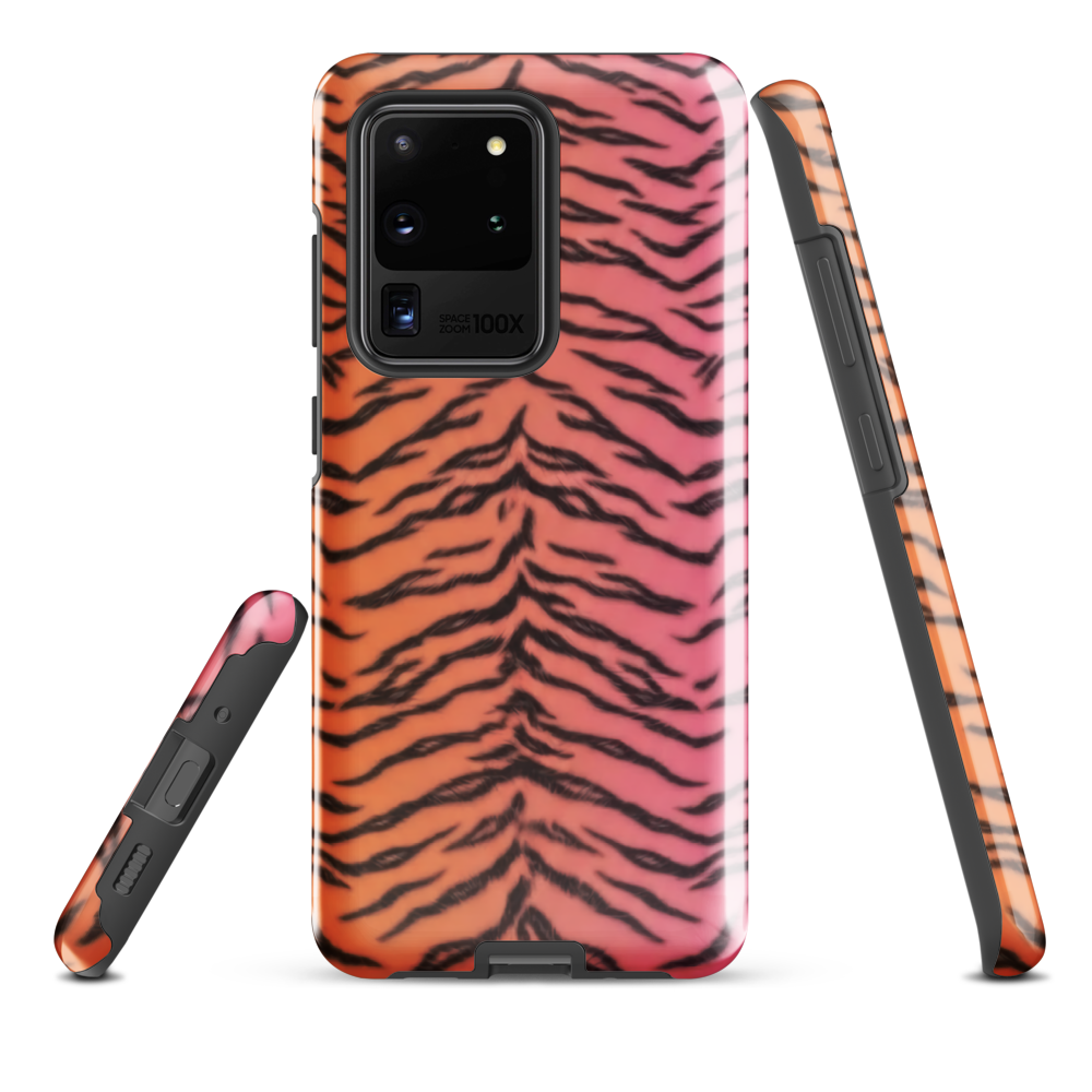 Sunset Tiger Print Tough Case for Samsung