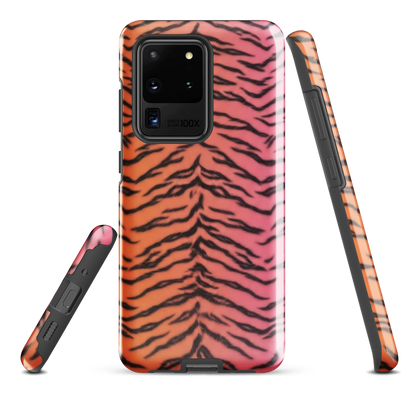 Sunset Tiger Print Tough Case for Samsung