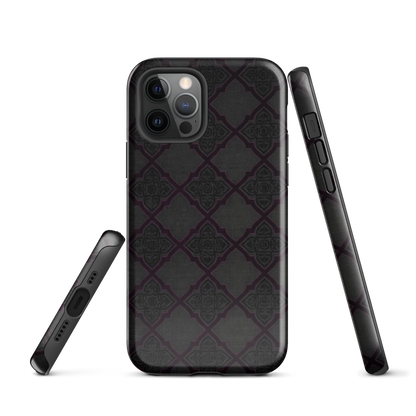 Black and Purple Whimsy Mall Goth Tough Case for iPhone®