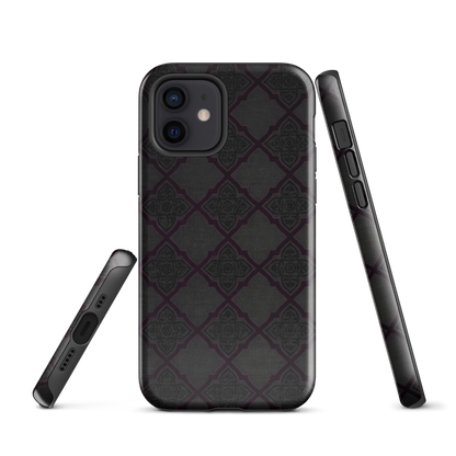Black and Purple Whimsy Mall Goth Tough Case for iPhone®