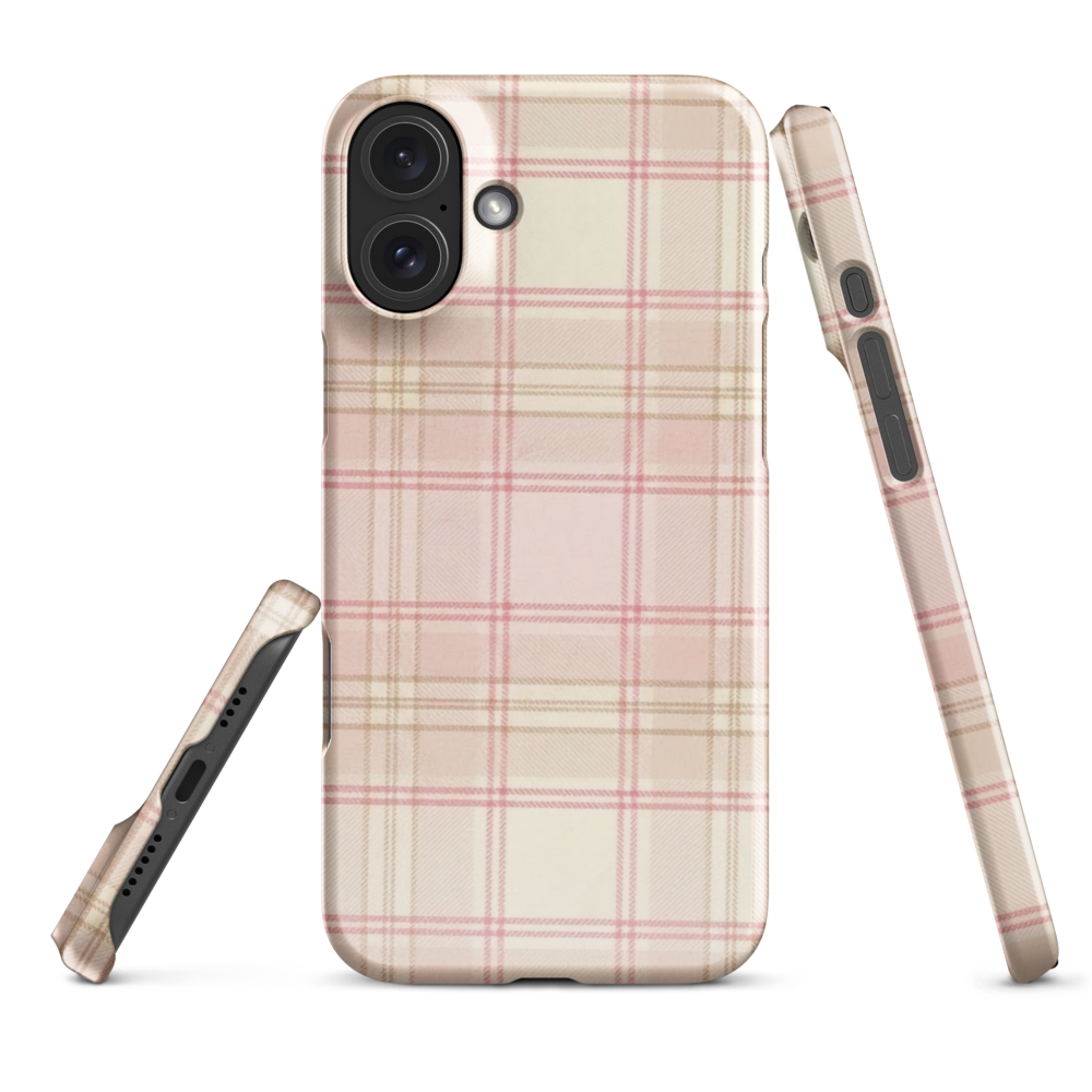 Yellow and Cream Coquette Snap Case for iPhone