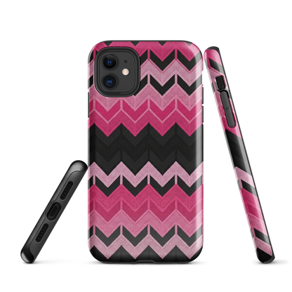 Pink Chevron Tough Case for iPhone®
