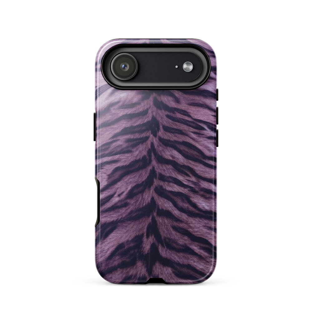 Purple Tiger Print Tough Case for iPhone®