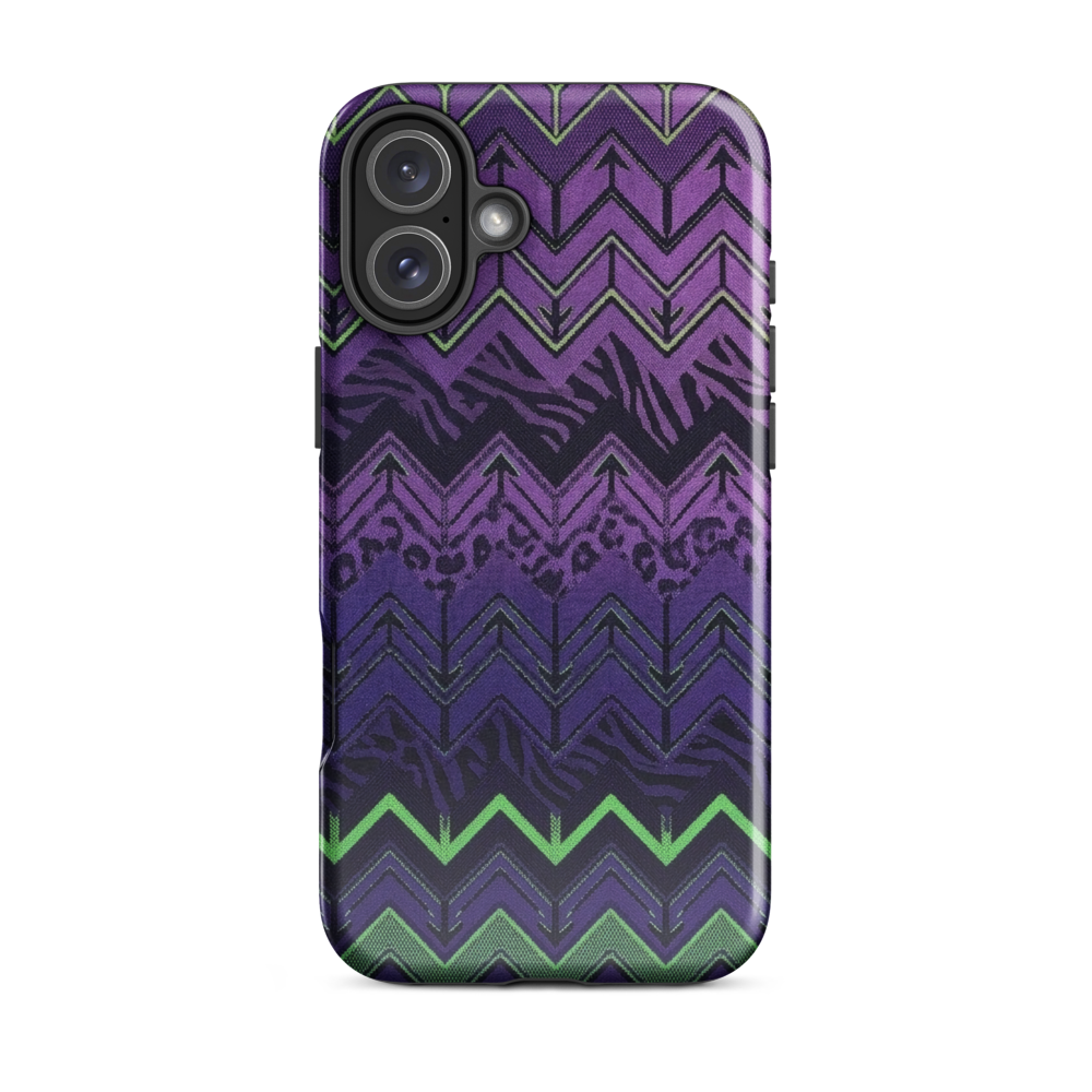Halloween Edition Chevron Zebra & Leopard Print Tough Case for iPhone®