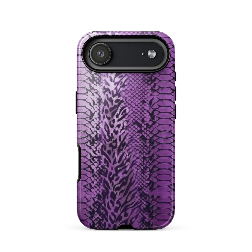 Purple Snake Skin Tough Case for iPhone®