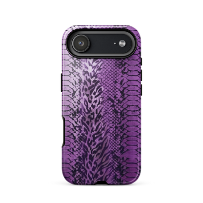 Purple Snake Skin Tough Case for iPhone®