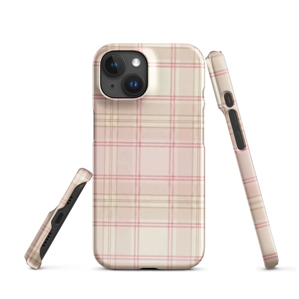 Yellow and Cream Coquette Snap Case for iPhone