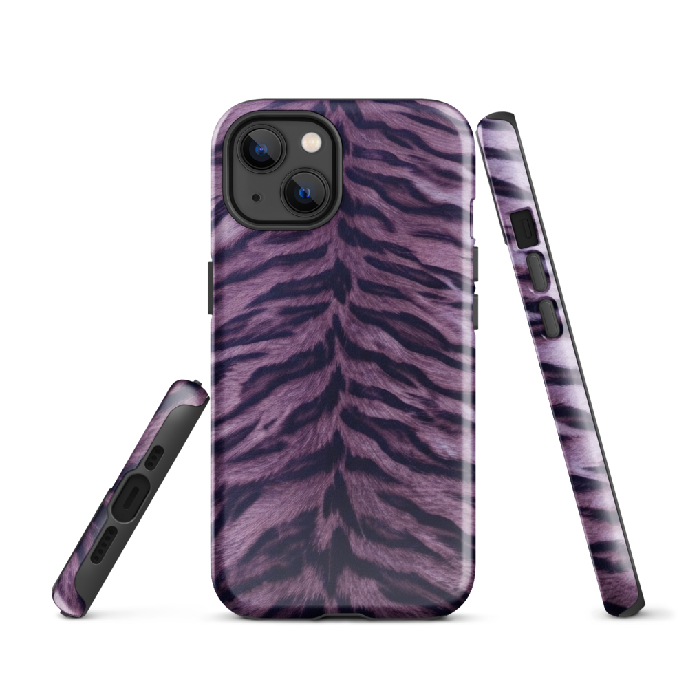 Purple Tiger Print Tough Case for iPhone®