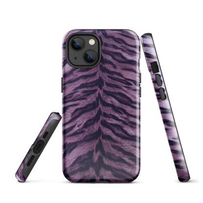 Purple Tiger Print Tough Case for iPhone®