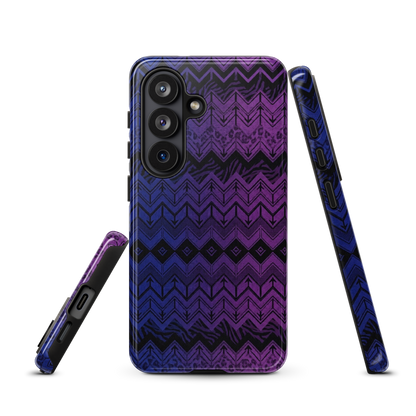 Purple & Blue Chevron Classic Tough Case for Samsung