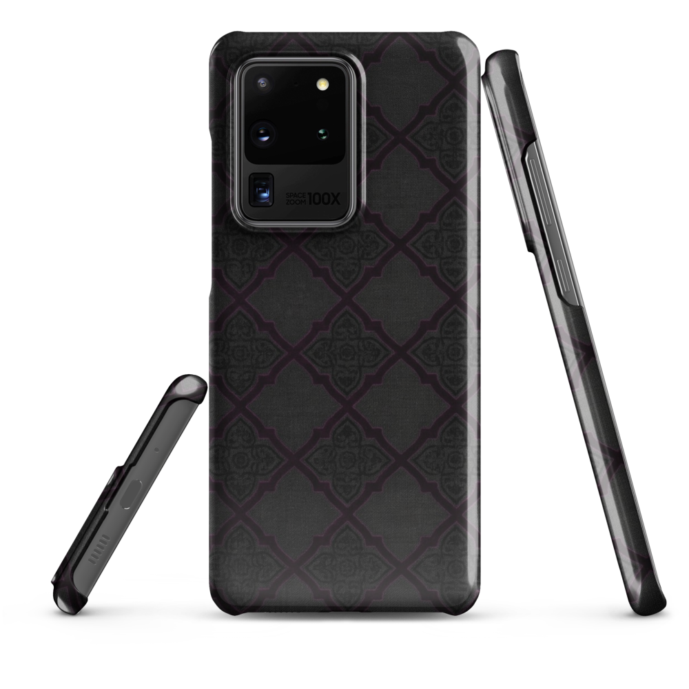Black and Purple Whimsy Mall Goth Snap Case for Samsung