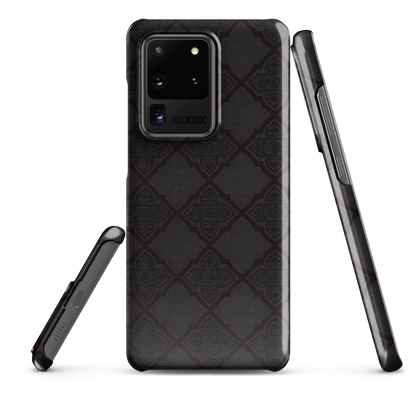 Black and Purple Whimsy Mall Goth Snap Case for Samsung