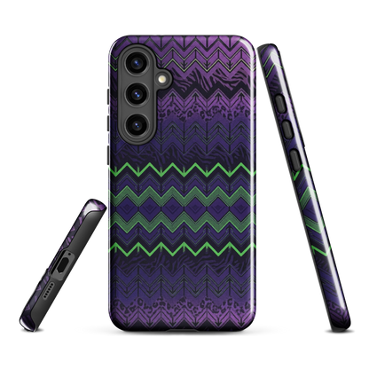 Halloween Chevron Purple & Green Edition Tough Case for Samsung