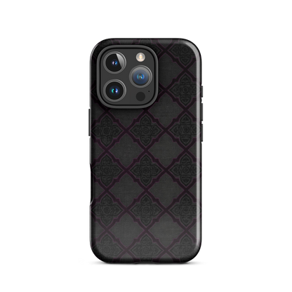 Black and Purple Whimsy Mall Goth Tough Case for iPhone®