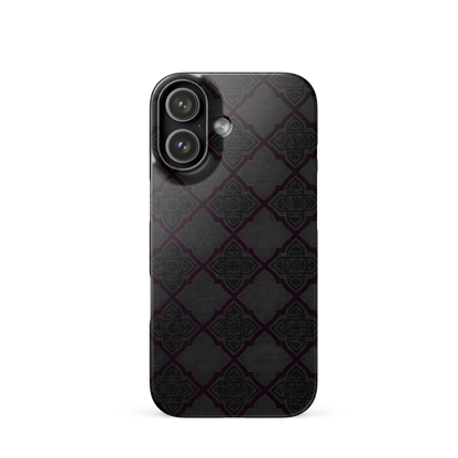 Black and Purple Whimsy Mall Goth Snap Case for iPhone