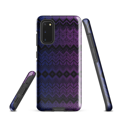 Purple & Blue Chevron Classic Tough Case for Samsung