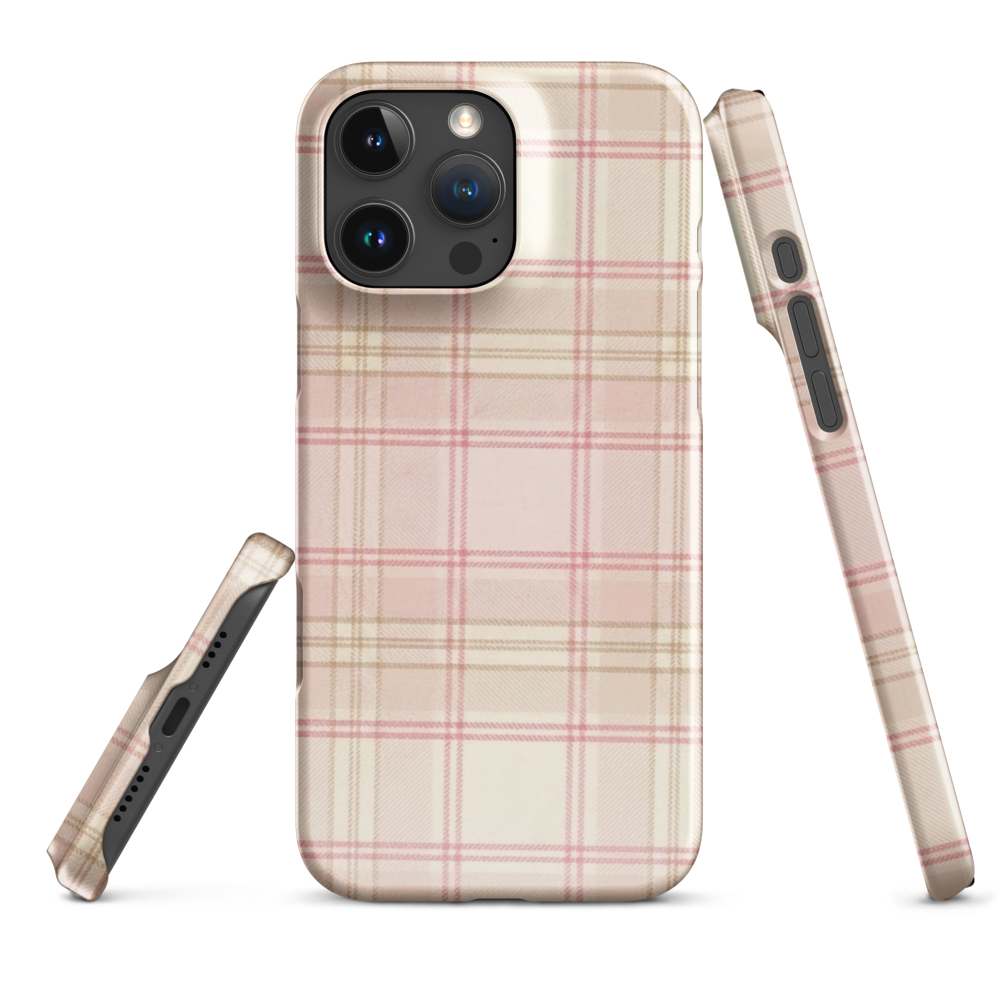 Yellow and Cream Coquette Snap Case for iPhone