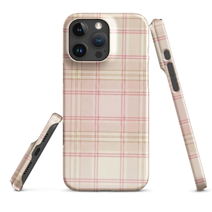 Yellow and Cream Coquette Snap Case for iPhone
