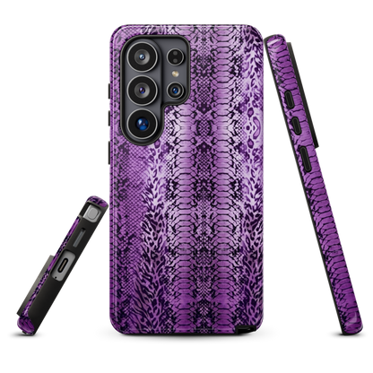 Purple Snake Skin Tough Case for Samsung