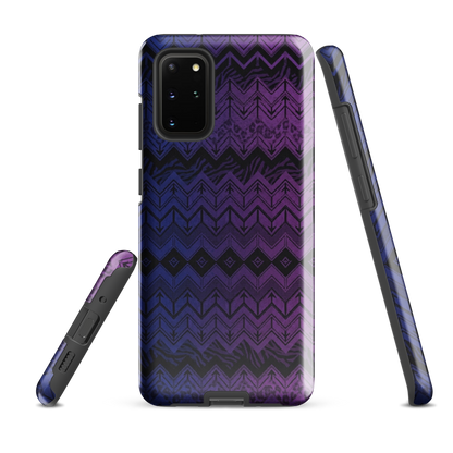 Purple & Blue Chevron Classic Tough Case for Samsung