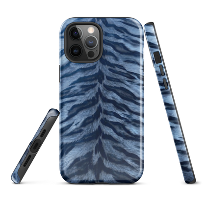 Blue Tiger Print Tough Case for iPhone®