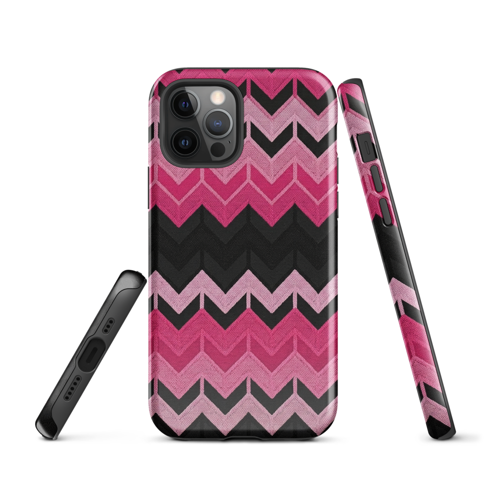 Pink Chevron Tough Case for iPhone®