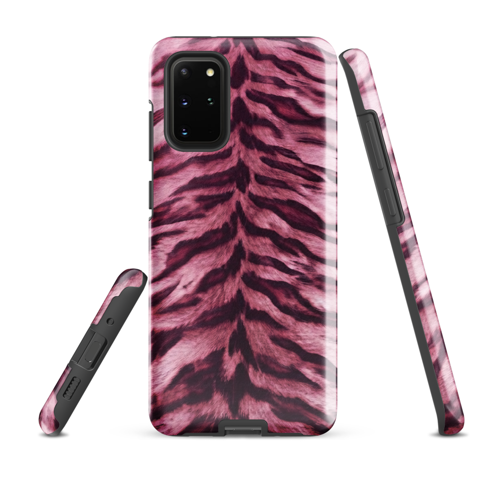 Pink Tiger Print Tough Case for Samsung