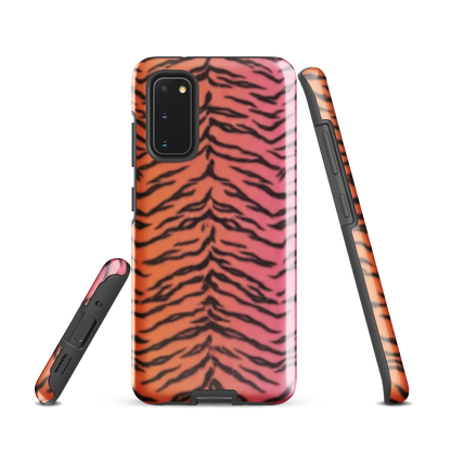 Sunset Tiger Print Tough Case for Samsung