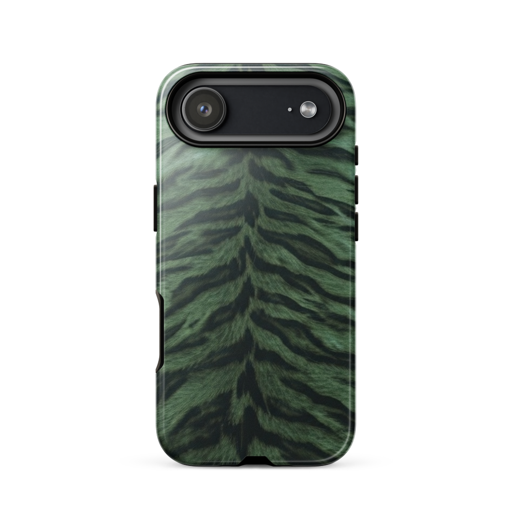Green Tiger Print Tough Case for iPhone®