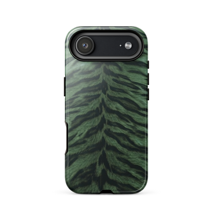 Green Tiger Print Tough Case for iPhone®