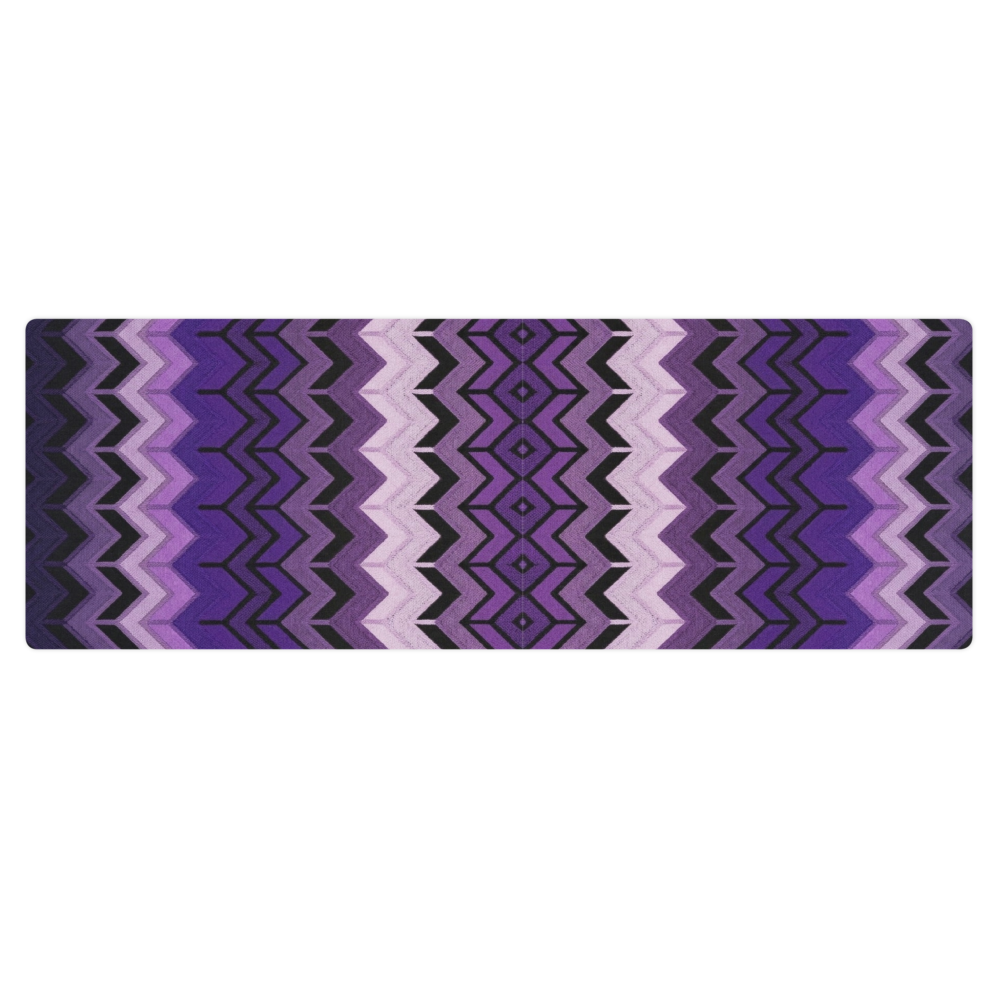 Purple Chevron Pilates Yoga Mat