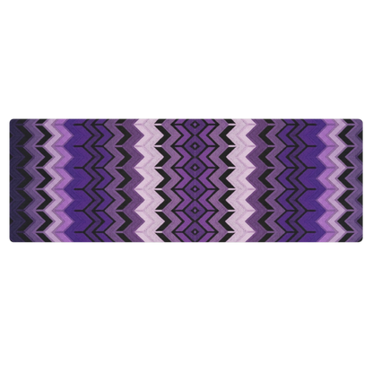 Purple Chevron Pilates Yoga Mat