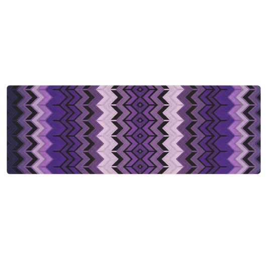 Purple Chevron Pilates Yoga Mat