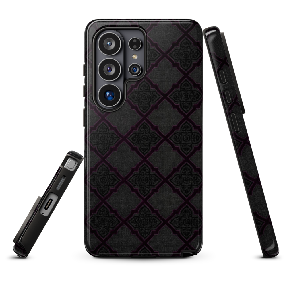 Black and Purple Whimsy Mall Goth Tough Case for Samsung