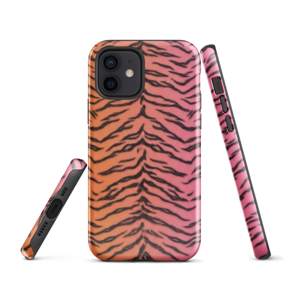 Sunset Tiger Print Tough Case for iPhone®