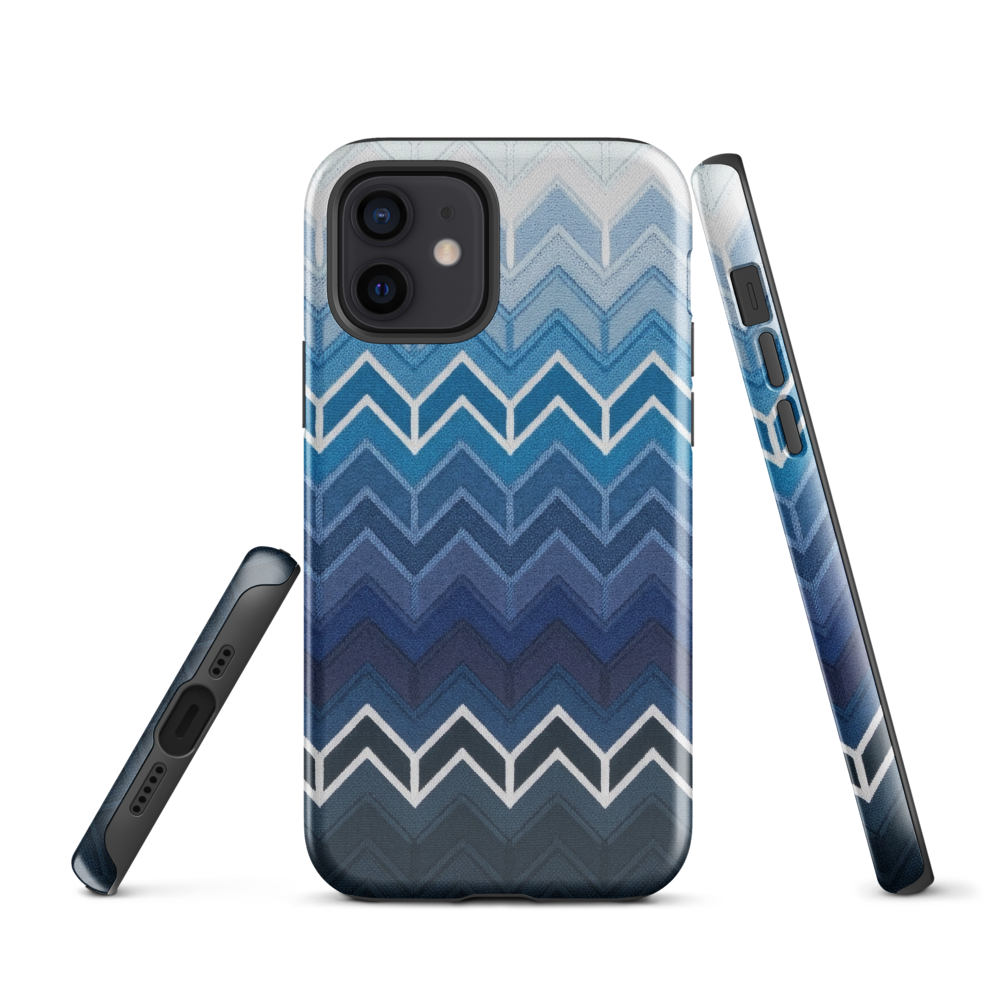 Blue Chevron Classic Tough Case for iPhone®