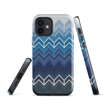 Blue Chevron Classic Tough Case for iPhone®
